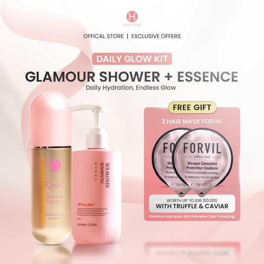 DAILY GLOW KIT – Glamour Shower + Moisture Essence 100ml