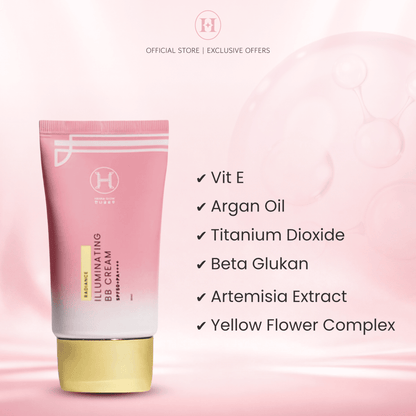 Hanna Glow Travel Glow Set | 4in1 Skincare Kit Essence + Gold Ampoule + BB Cream + Baby Glow + FREE Travel Bag