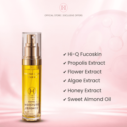 Hanna Glow Travel Glow Set | 4in1 Skincare Kit Essence + Gold Ampoule + BB Cream + Baby Glow + FREE Travel Bag