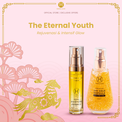 IMLEK SERIES 1 Bundling Gold ampoule 24k dan Royal Moisture Essence - Perawatan kulit lebih cerah