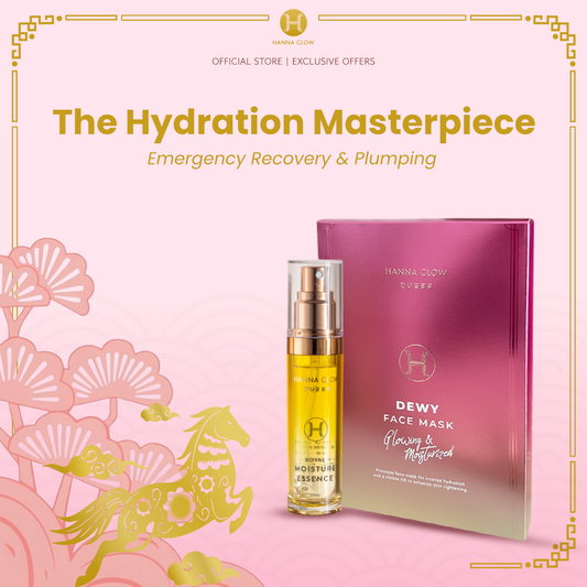 IMLEK SERIES 3 Bundling Dewy Mask dan Royal Moisture Essence Mencerahkan Wajah Serta Memliki Anti Aging