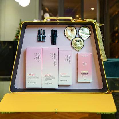Hanna Glow Hampers Skincare Premium Tahun Baru Imlek | Gift Set Skincare Premium Box Eksklusif | Kado Imlek Siap Kirim