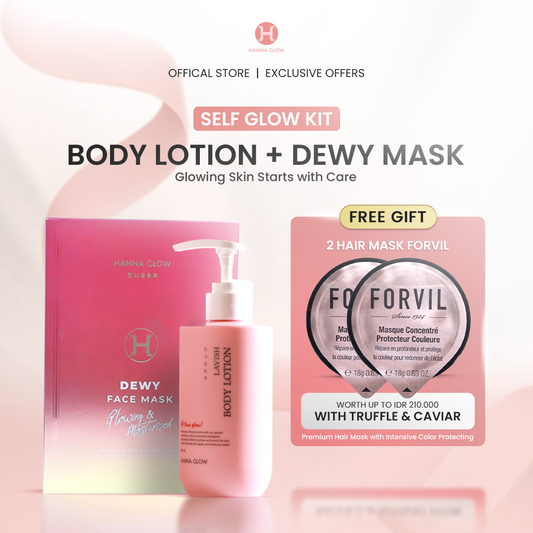 SELF GLOW KIT – Body Lotion + Dewy Face Mask