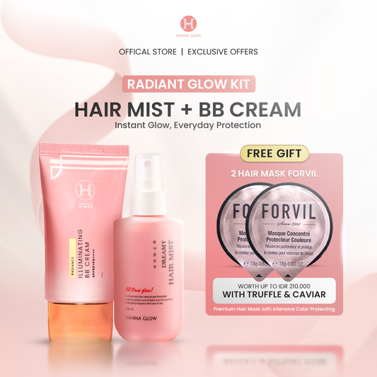 RADIANT GLOW KIT – Hair Mist + BB Cream