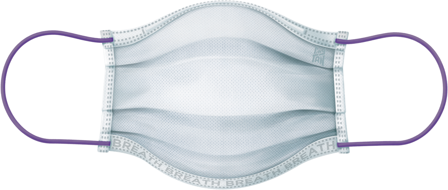 BREATH Tiny Tan Square Mask 1 Pack (3 Pcs)